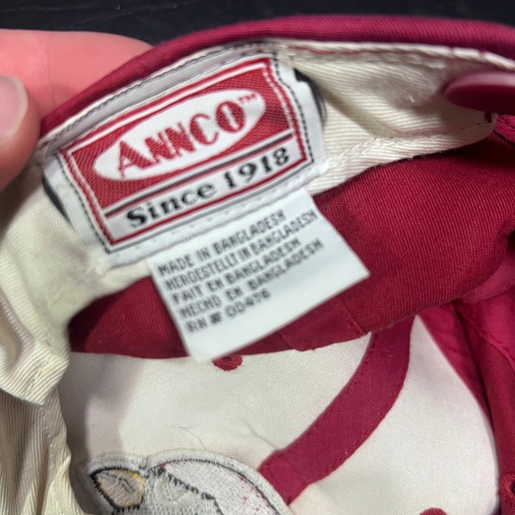 Vintage Arizona Cardinals Annco Red Snapback Hat NFL Football Dad Cap Retro - Picture 4 of 4